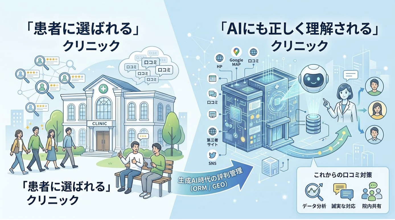 AI時代に患者から選ばれるクリニック
